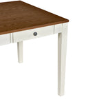 Set da pranzo in legno da 6 pezzi con 4 sedie e panca, tavolo con cassetto