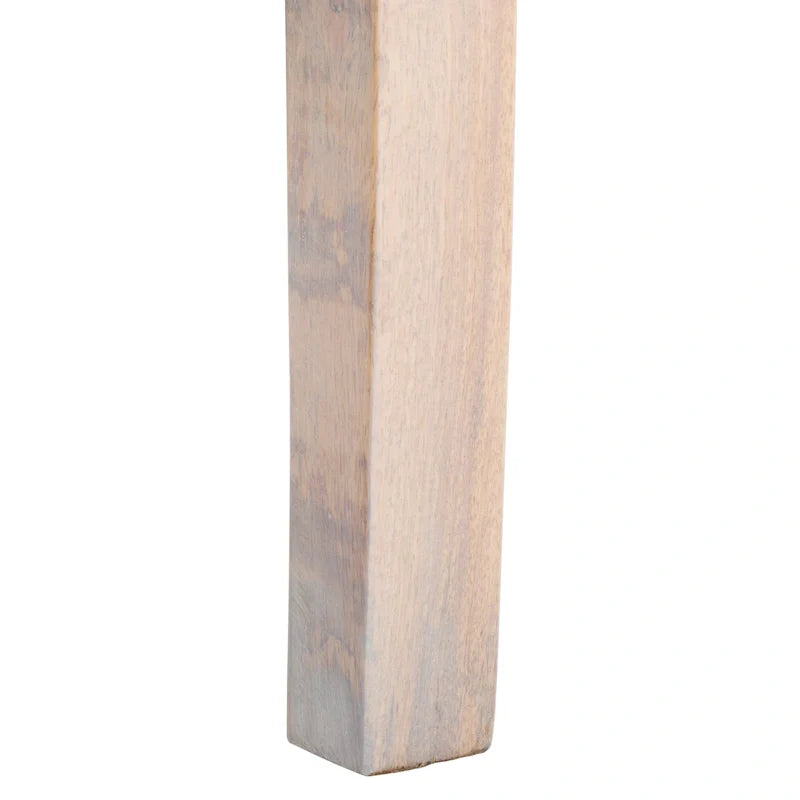Ensemble de 2 chaises de salle à manger en osier naturel, 19 l x 22 p x 41 h, style bohème côtier