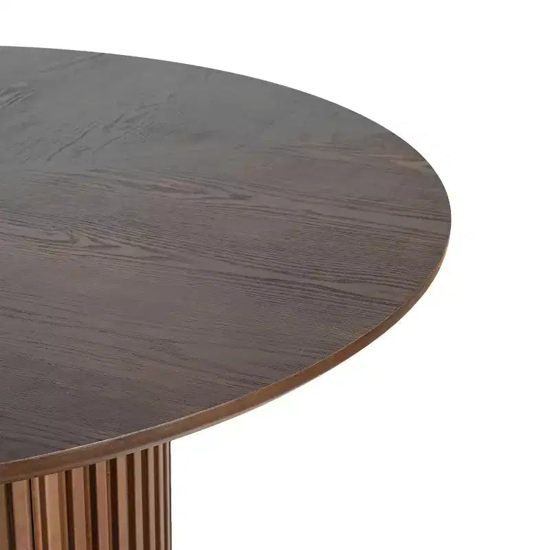 Set da pranzo rotondo moderno Christopher Knight Home Shankar da 5 pezzi con sedie imbottite in legno della gomma