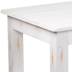 Mesa de jantar retangular Flash Furniture, 46 x 30, em pinho maciço