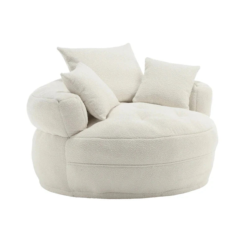Poltrona rotonda relax ?C bianco/blu/grigio/giallo/arancione/rosso rosa/blu navy/verde, posto singolo e doppio