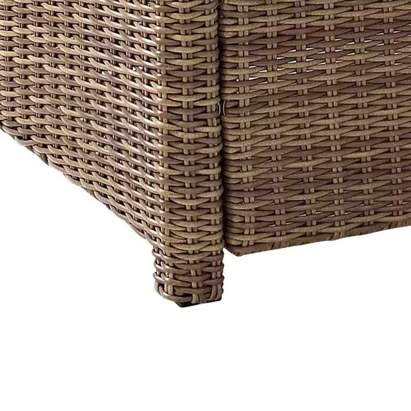 Bradenton 4-delige loungeset van wicker voor buiten - Crosley