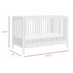 Lettino trasformabile Babyletto Swell 4-in-1 con kit di conversione in letto per bambini