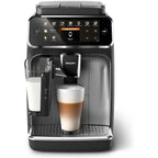 Macchina da caffè espresso premium, 12 caffè caldi/freddi, sistema LatteGo, macinacaffè in ceramica, nero cromato