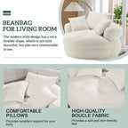 Poltrona rotonda relax ?C bianco/blu/grigio/giallo/arancione/rosso rosa/blu navy/verde, posto singolo e doppio