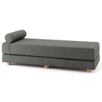 Lit de repos/lit d’appoint escamotable grand format – microvelours