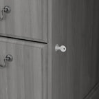 Scrivania direzionale Bush Furniture Saratoga con cassetti e vano portaoggetti