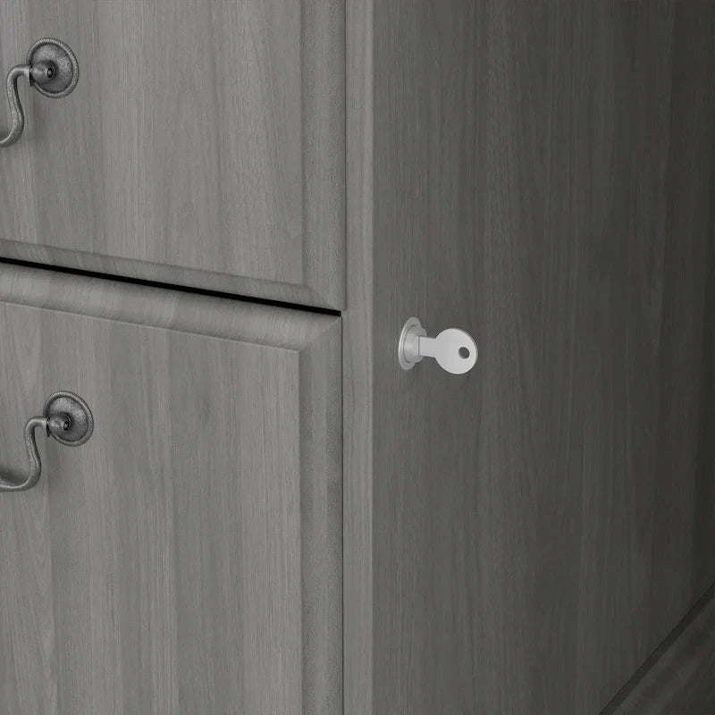 Scrivania direzionale Bush Furniture Saratoga con cassetti e vano portaoggetti