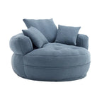 Poltrona rotonda relax ?C bianco/blu/grigio/giallo/arancione/rosso rosa/blu navy/verde, posto singolo e doppio