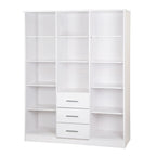 Armadio guardaroba a 3 ante Cosmo Palace Imports in legno massello al 100%, con ante in legno massello o a specchio