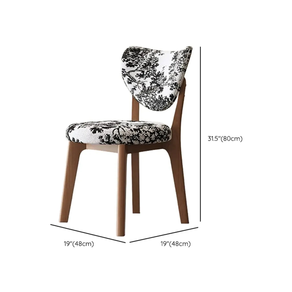 Sedia da pranzo moderna senza braccioli, con schienale alto e rivestimento in similpelle