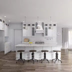 Meuble haut de cuisine mural aveugle blanc Shaker HOMLUX, facile à monter soi-même