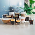 Macchina da caffè espresso premium, 12 caffè caldi/freddi, sistema LatteGo, macinacaffè in ceramica, nero cromato