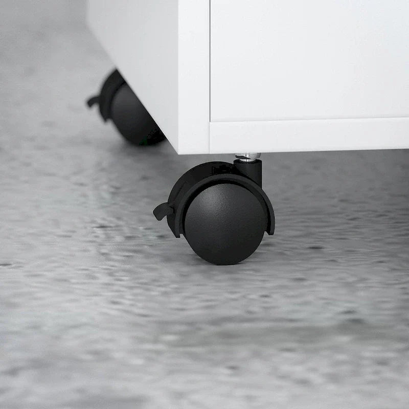 Bureau d’angle Echo en L avec surmeuble et tiroirs