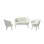 Set da soggiorno Xabier da 52 pollici, 3 pezzi, di HULALA HOME