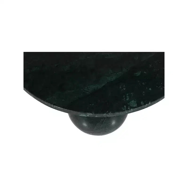 Table basse ronde en marbre avec pieds sphériques, multicolore, 4 places ??