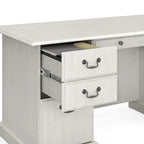 Scrivania direzionale Bush Furniture Saratoga con cassetti e vano portaoggetti