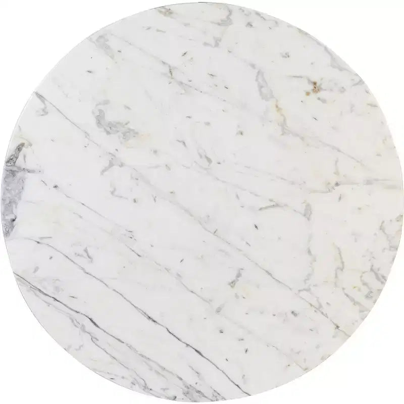 Table basse ronde en marbre avec pieds sphériques, multicolore, 4 places ??