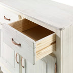 Grünes Buffet-Sideboard aus Holz