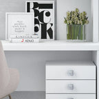 Bureau d’angle Echo en L avec surmeuble et tiroirs