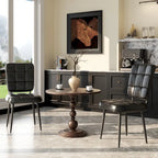 Chaises de salle à manger modernes, lot de 2/4/6/8, chaises de cuisine rembourrées avec coussin épais pour salle à manger