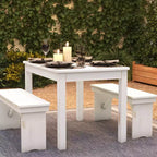 Mesa de jantar retangular Flash Furniture, 46 x 30, em pinho maciço