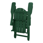 Polytrends Laguna Fade Resistant All Weather Outdoor Patio Folding Adirondack Chair