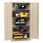 Mobile contenitore autoportante in acciaio Edsal, 36" L x 18" P x 72" H, beige
