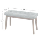 Set da pranzo Nettie in legno massello da 4 pezzi Simple Living