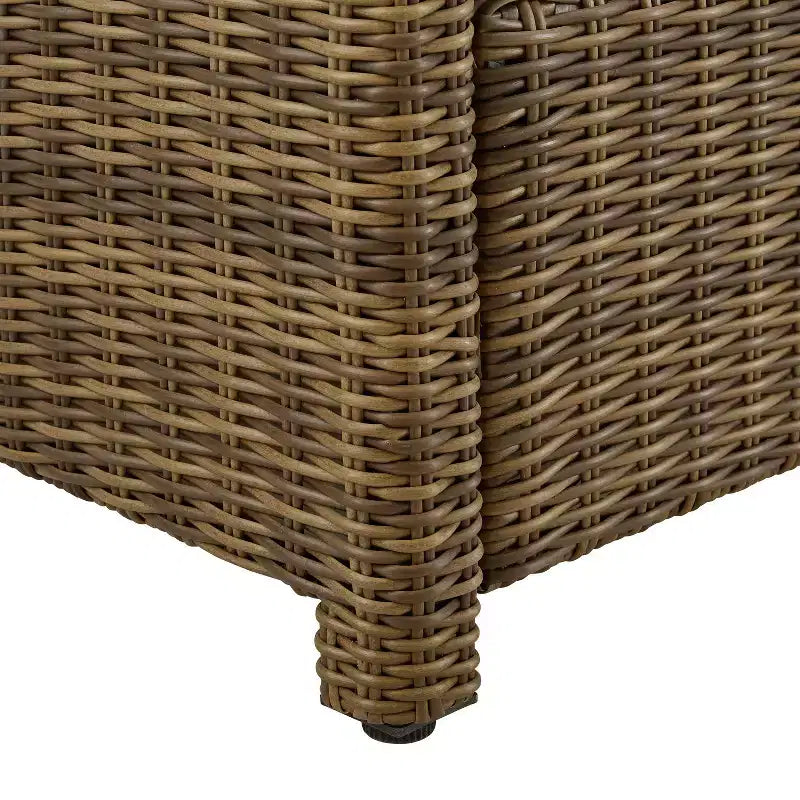 Bradenton 4-delige loungeset van wicker voor buiten - Crosley