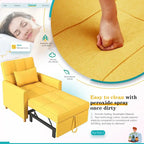 Poltrona divano letto 3 in 1 AECOJOY con cuscino e schienale convertibile