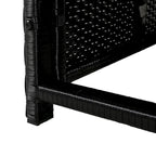 Ensemble de canapé d’angle d’extérieur en rotin, cadre quadrilatéral pour spa