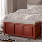 John Louis Home Solid Wood Open Top Storage Bench