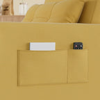 3-in-1-Schlafsofa mit verstellbarer Rückenlehne, ausziehbarer Sessel, umwandelbares Klappbett fürs Wohnzimmer